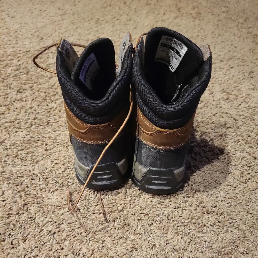 Carhartt Boots Men Size 8.5 Ground Force Waterproof 6” Composite Toe Work Boots